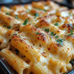 1. Pasta: The foundation of our dish, pasta is the heart of the bake. Options such as penne or rotini work wonderfully, as their shapes hold onto the sauce and cheese, ensuring every bite is flavorful.