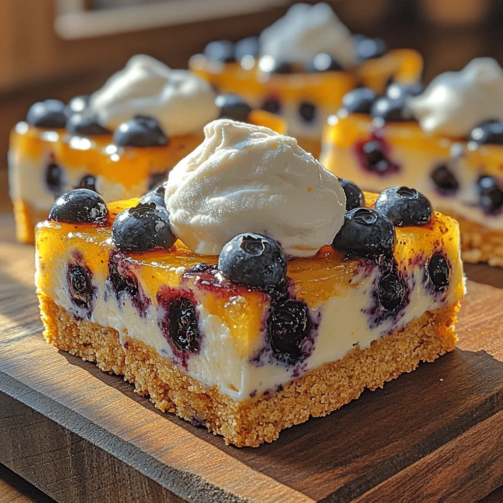 As the warm summer sun begins to shine, nothing beats a refreshing dessert that combines the sweet and tangy notes of citrus with the delightful burst of fresh berries. The Zesty Frozen Lemon Blueberry Bliss Bars are the perfect solution for those looking to indulge in a cool, creamy treat that captures the essence of summer. These bars feature a harmonious blend of zesty lemon and sweet blueberries, creating a balanced flavor profile that is both refreshing and satisfying. They serve not only as a delicious treat but also as a visually appealing dessert that can impress your guests at any summer gathering.