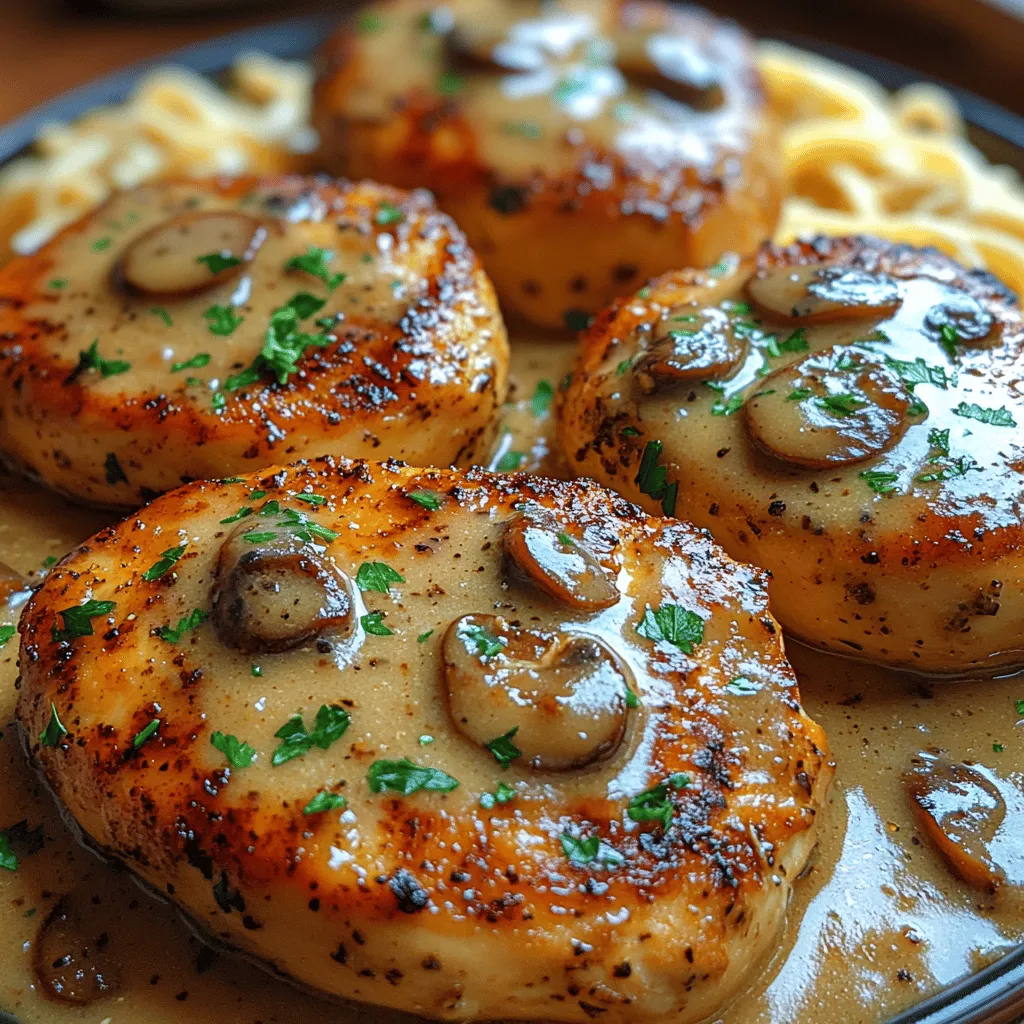 To create this luscious dish, it's essential to understand the role each ingredient plays. Let’s take a closer look at the key components that contribute to the overall flavor and texture of the Creamy Parmesan Garlic Mushroom Chicken.