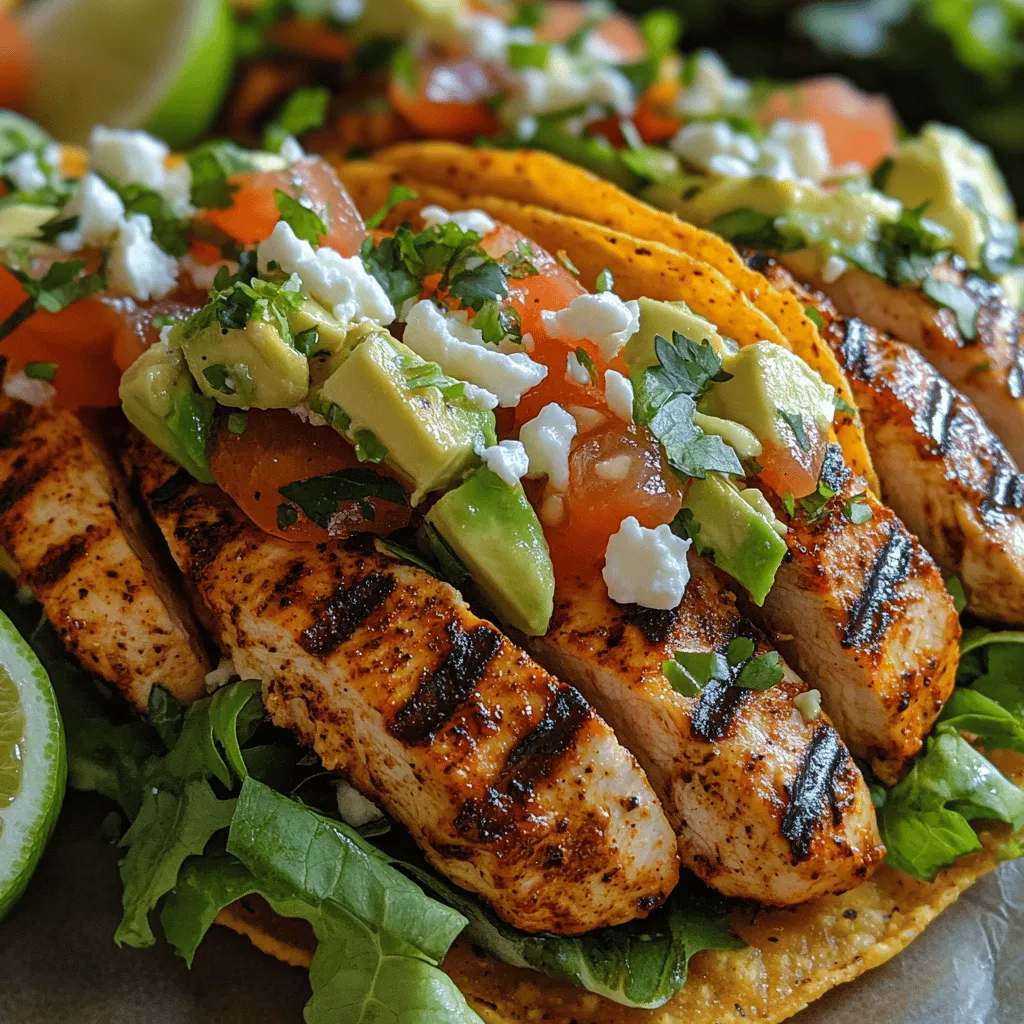 If you're in the mood for a meal that's bursting with flavor and offers a satisfying crunch, look no further than smoky grilled chicken tostadas. These delightful creations bring together tender, smoky chicken and a variety of fresh toppings, all served on a crispy tostada shell. The combination is not only delicious but also offers a visually appealing presentation that is sure to impress at your next gathering or family dinner.