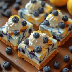 As the warm weather beckons, nothing quite satisfies the palate like a chilled dessert that bursts with flavor. Enter the Frozen Lemon Blueberry Dream Bars—an irresistible treat that encapsulates the refreshing essence of summer. These bars are a delightful marriage of tart lemon and sweet blueberries, creating a perfect balance that dances on the tongue. Whether you’re hosting a summer gathering, celebrating a special occasion, or simply indulging in a sweet treat after dinner, these bars are sure to impress.