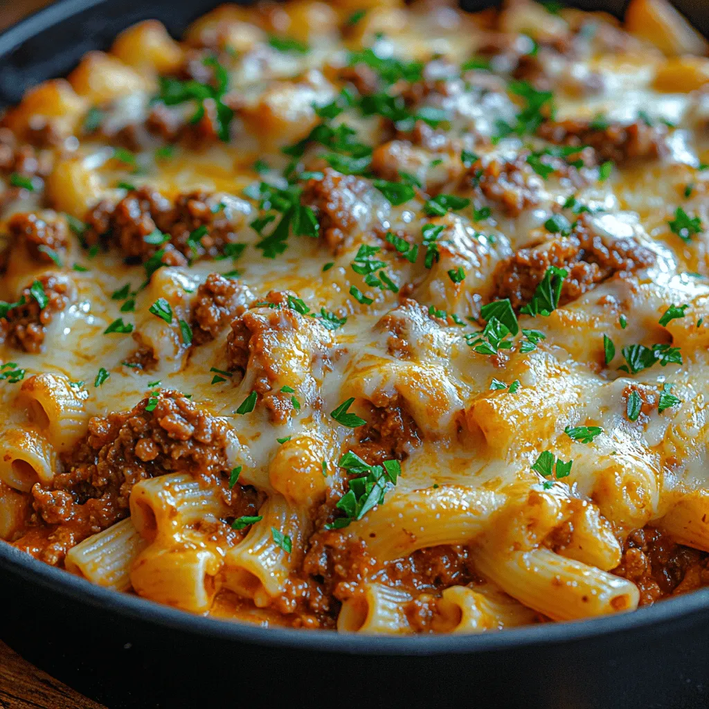 Comfort food has a unique way of bringing people together, and few dishes exemplify this better than our Sloppy Joe Casserole Delight. This dish seamlessly blends the classic flavors of Sloppy Joes with the satisfying textures of pasta and melted cheese, creating a meal that is not only hearty but also incredibly comforting. Perfect for family dinners, potlucks, or casual gatherings, this casserole is a delightful twist on a beloved favorite that promises to please diners of all ages.