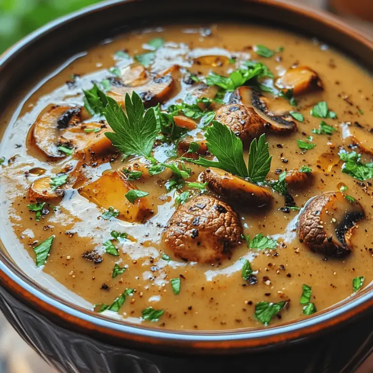 Mushroom soup is more than just a dish; it’s a culinary experience that resonates with many due to its rich flavors and comforting texture. Whether served as an elegant starter at a gourmet dinner or enjoyed as a cozy bowl on a chilly evening, mushroom soup has a universal appeal that transcends cultures and cuisines. Its creamy, hearty nature makes it a beloved choice for both the casual cook and the refined palate.