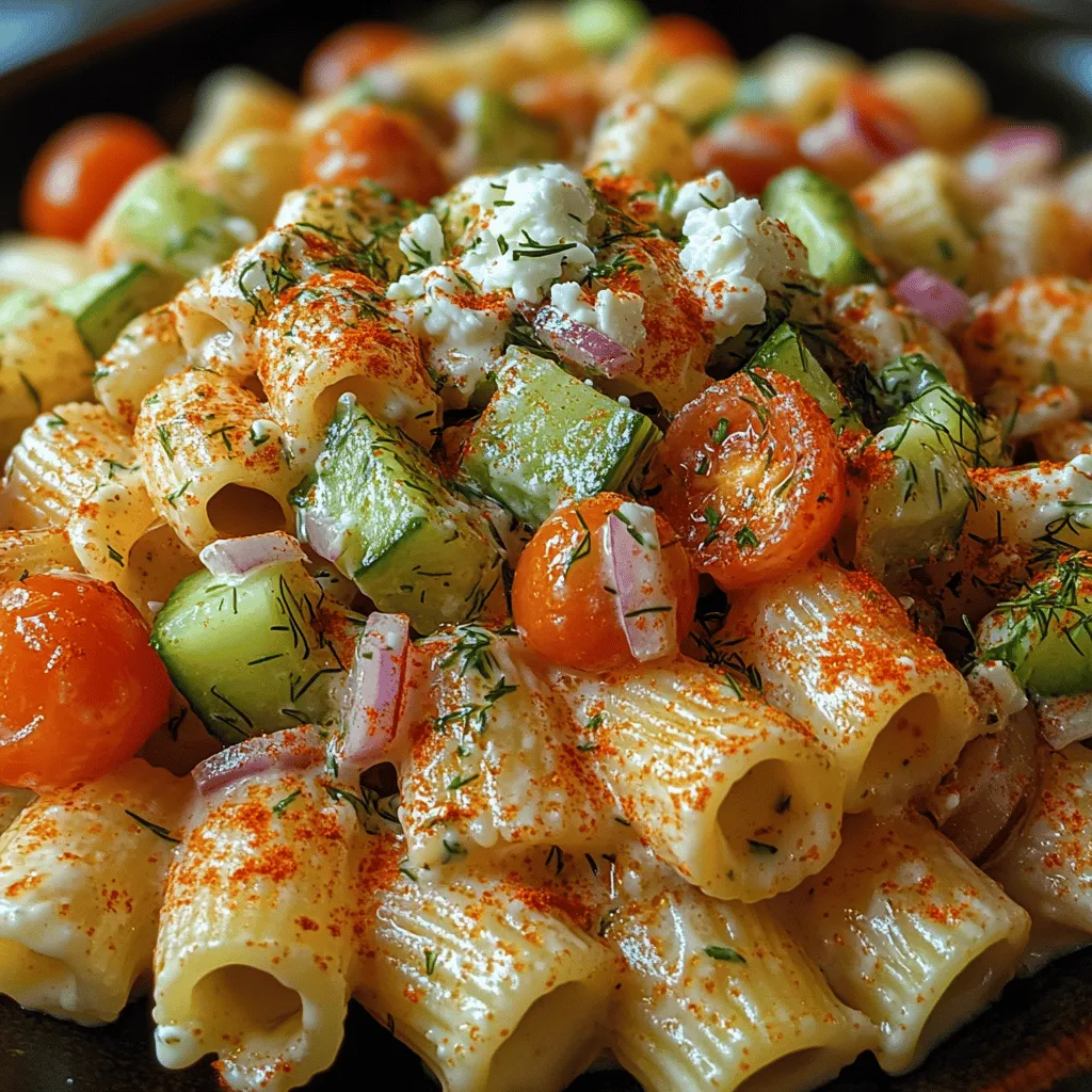 To truly appreciate the Creamy Dill Cucumber Pasta Salad, it's essential to explore its core ingredients. Each component plays a significant role in crafting the perfect balance of flavors and textures.
