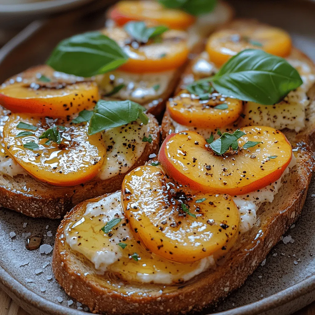 As the sun shines brighter and the days grow longer, summer beckons us to enjoy fresh, light, and vibrant dishes. One such delightful creation that perfectly encapsulates the essence of this season is the Peach and Burrata Bliss Toast. This recipe brings together the sweetness of ripe peaches, the creaminess of burrata cheese, and a medley of savory elements that transform a simple toast into an exquisite culinary experience.