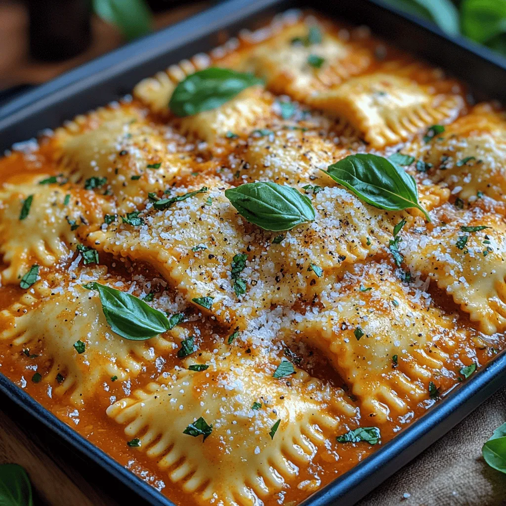 If you're a pasta enthusiast searching for a dish that embodies both comfort and sophistication, look no further than Garlic-Infused Tomato Ravioli Delight. This delightful recipe marries the flavors of fresh ravioli, aromatic garlic, juicy ripe tomatoes, and fragrant herbs into a dish that is not only easy to prepare but also perfect for both weeknight dinners and special occasions. The beauty of this dish lies in its simplicity, allowing the natural flavors of each ingredient to shine through, creating a memorable culinary experience that will surely impress your family and guests.