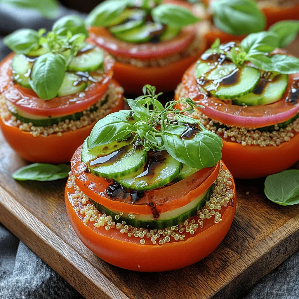 As the temperature rises and warm weather beckons, our culinary cravings often shift towards lighter, refreshing dishes. One such dish that stands out is the Chilled Tomato Quinoa Towers. This vibrant and visually appealing recipe not only tantalizes the taste buds but also embodies the essence of summer dining. With its layers of fresh ingredients and clever presentation, the Chilled Tomato Quinoa Towers are perfect for picnics, barbecues, or even as a sophisticated starter for a dinner party.