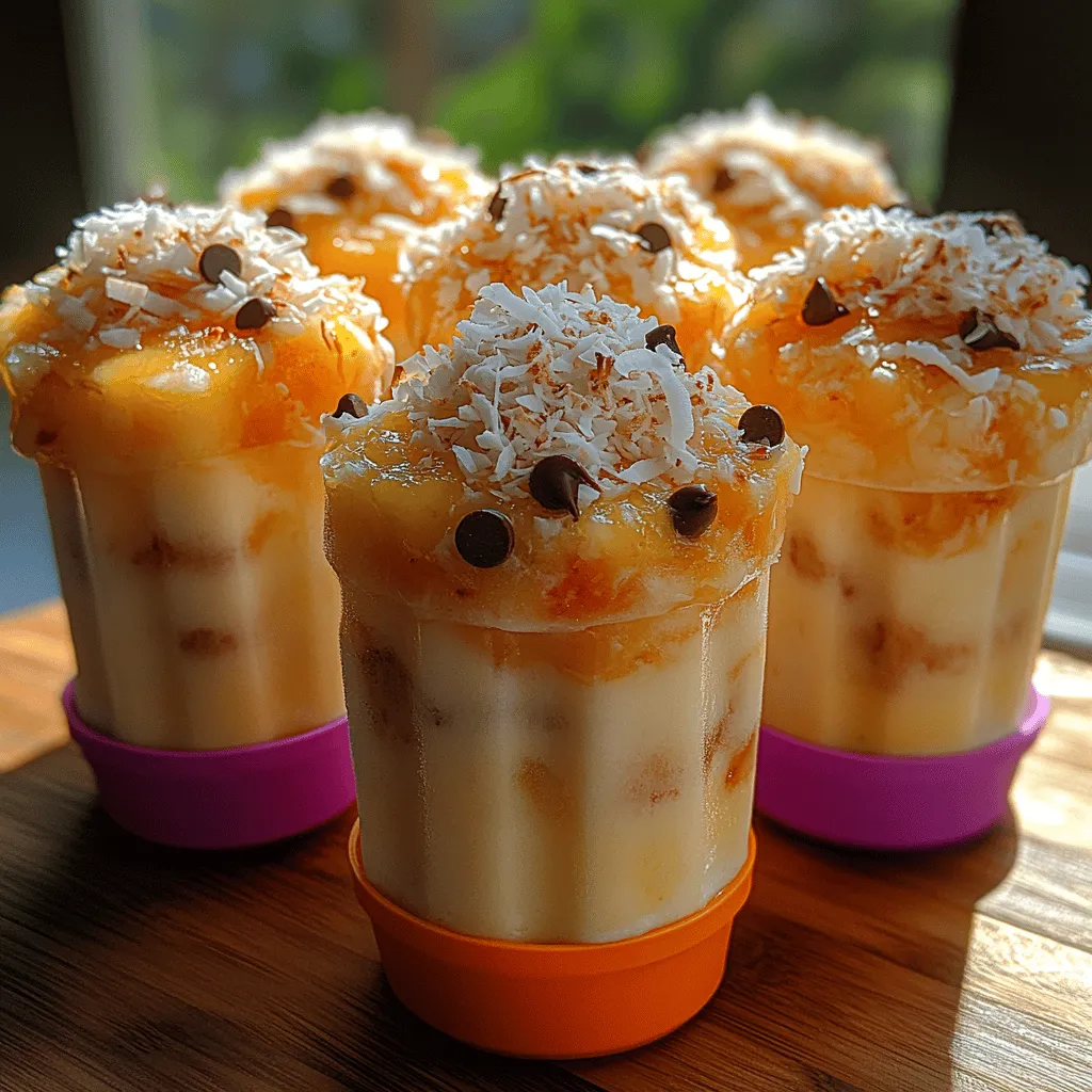 Imagine savoring the taste of ripe pineapple and creamy bananas, all while knowing you're enjoying a wholesome snack. Tropical Bliss Pops are the perfect embodiment of summer, transporting you to a sunny beach with each bite. The combination of fresh ingredients creates a naturally sweet treat that is both satisfying and guilt-free. Additionally, these pops are easily customizable, allowing you to tweak the recipe to suit your personal preferences or dietary needs. Whether you want to go dairy-free, reduce sugar, or add an extra boost of nutrition, the possibilities are endless.