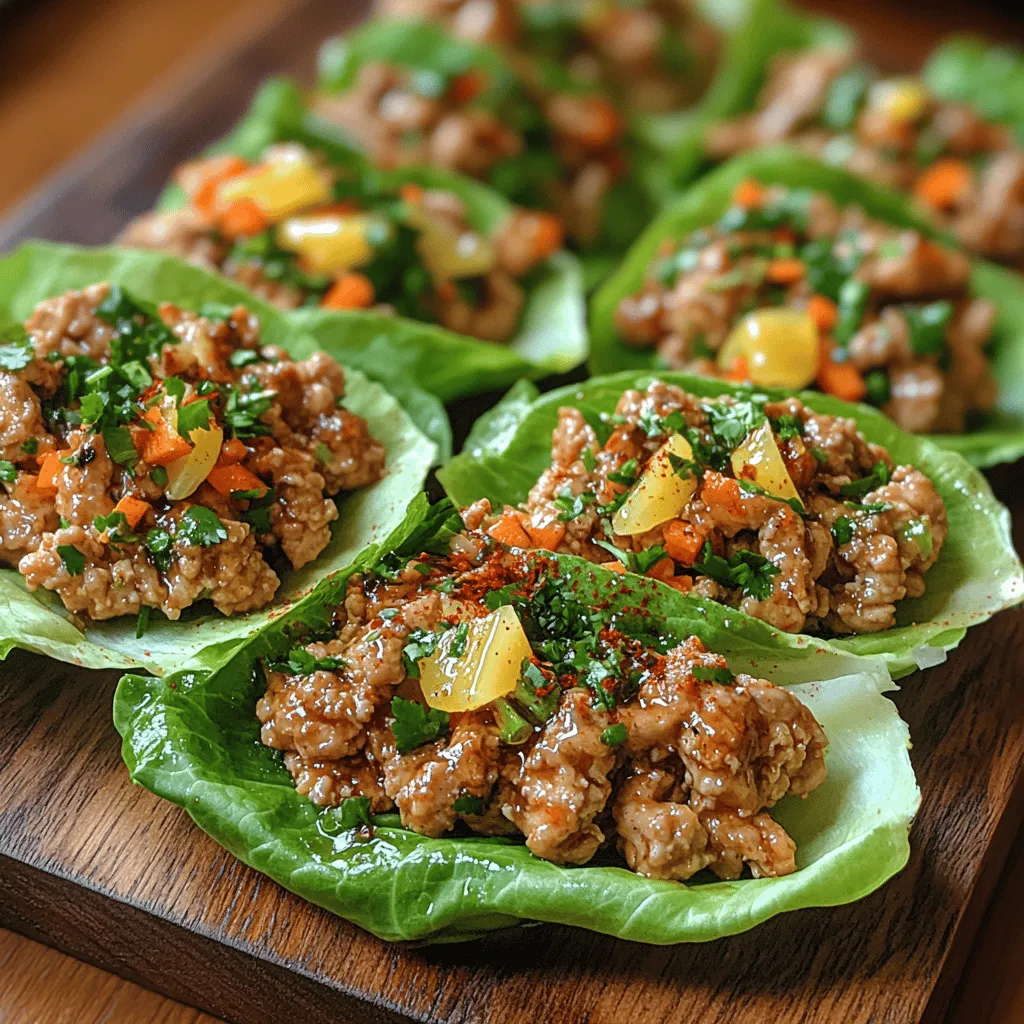 In the quest for healthier meal options, lettuce wraps have emerged as a delightful alternative to traditional wraps and sandwiches. They provide all the satisfaction of a hearty dish while reducing calorie intake and enhancing nutritional value. The Zesty Lemon Garlic Chicken Lettuce Wraps are a perfect representation of this concept, combining the lean protein of chicken with the vibrant flavors of lemon and garlic. This dish is not only versatile but also adaptable for various occasions, making it ideal for casual dinners, meal prepping for the week, or impressing guests at a gathering.