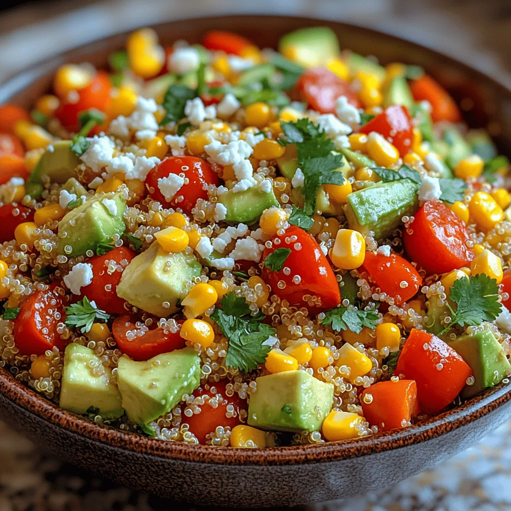 As the sun shines brighter and the days grow longer, the craving for fresh, vibrant dishes becomes more pronounced. One such dish that encapsulates the essence of summer is the Sunny Sweet Corn Quinoa Salad. This salad not only bursts with colors and flavors, but it also packs a nutritional punch, making it an ideal choice for those looking to maintain a balanced diet. Featuring the natural sweetness of corn, the nutty flavor of quinoa, and a medley of fresh vegetables, this salad is as delightful to the palate as it is visually appealing.