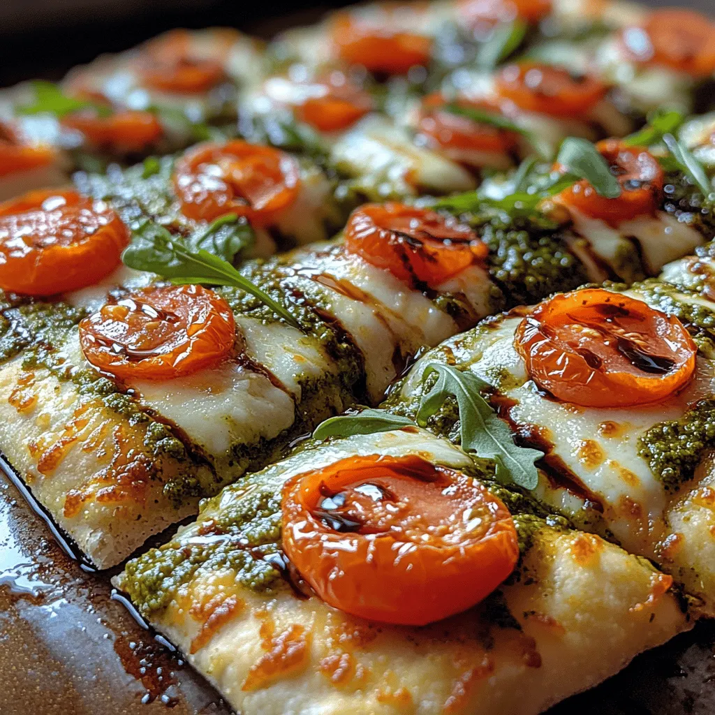 Are you ready to elevate your pizza game with a burst of fresh flavors? The Sun-Kissed Cherry Tomato Pesto Pizza is not just another dish; it’s a celebration of summer's bounty, featuring vibrant cherry tomatoes and aromatic basil. This delightful pizza combines the rich, nutty taste of homemade pesto with the sweet juiciness of sun-ripened cherry tomatoes, creating a vibrant contrast that tantalizes your taste buds.