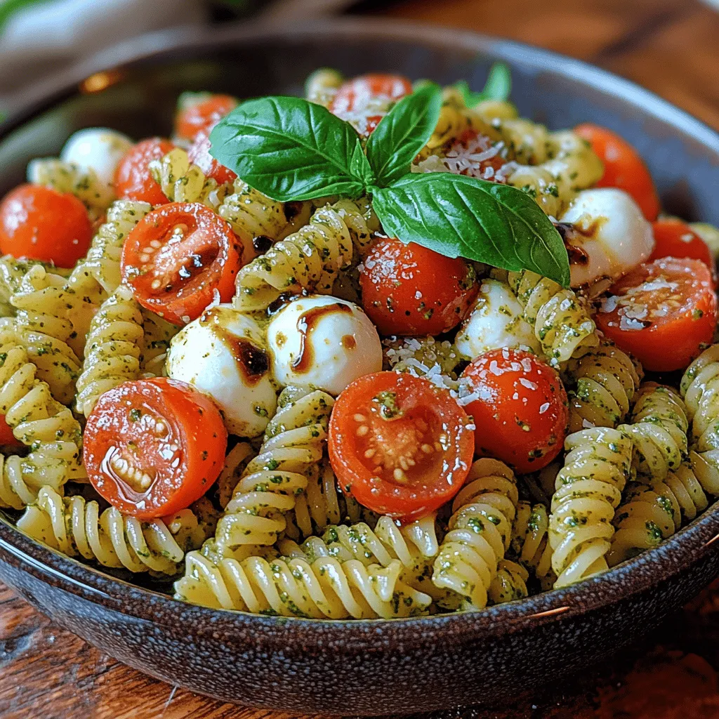 To create the perfect Caprese Pasta Salad with Basil Pesto, it's essential to understand the role of each ingredient. From the choice of pasta to the vibrant cherry tomatoes, every component contributes to the overall flavor and texture of the dish. Let’s dive into the key ingredients that make this salad a must-try.