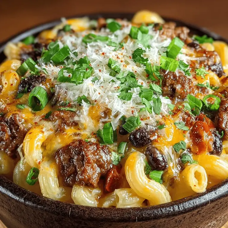 When it comes to comfort food, Cheesy Chili Mac Delight stands out not just for its flavor but also for its nutritional value. A typical serving of this dish offers a hearty balance of calories and macronutrients, making it a satisfying option for a family meal.