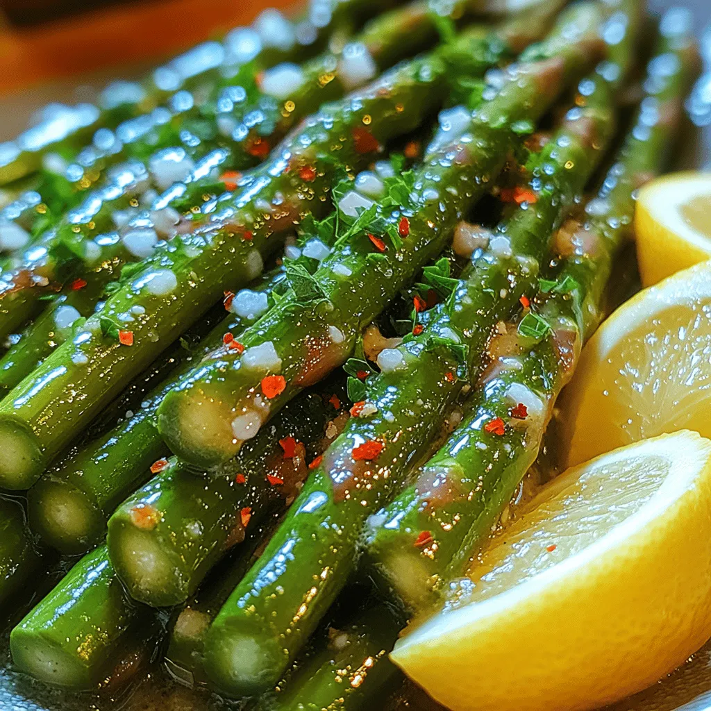 I still remember the first time I tasted a dish similar to this one. It was at a cozy family dinner where the table was filled with laughter and the enticing aroma of home-cooked meals. My aunt had prepared roasted asparagus tossed in garlic and butter, and I was instantly hooked. The way the garlic and lemon complemented the tender asparagus made it unforgettable. Since then, I have made it my mission to perfect my own version, and today, I’m excited to share my Zesty Garlic Lemon Butter Asparagus recipe with you.