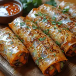Thai cuisine is celebrated for its vibrant flavors and fresh ingredients, making it a favorite among food enthusiasts around the world. One iconic dish that embodies these characteristics is the crispy Thai veggie spring roll. This delightful appetizer is not only visually appealing but also a treat for the taste buds. With their golden, crunchy exterior and a flavorful filling, these spring rolls perfectly encapsulate the essence of Thai cooking.