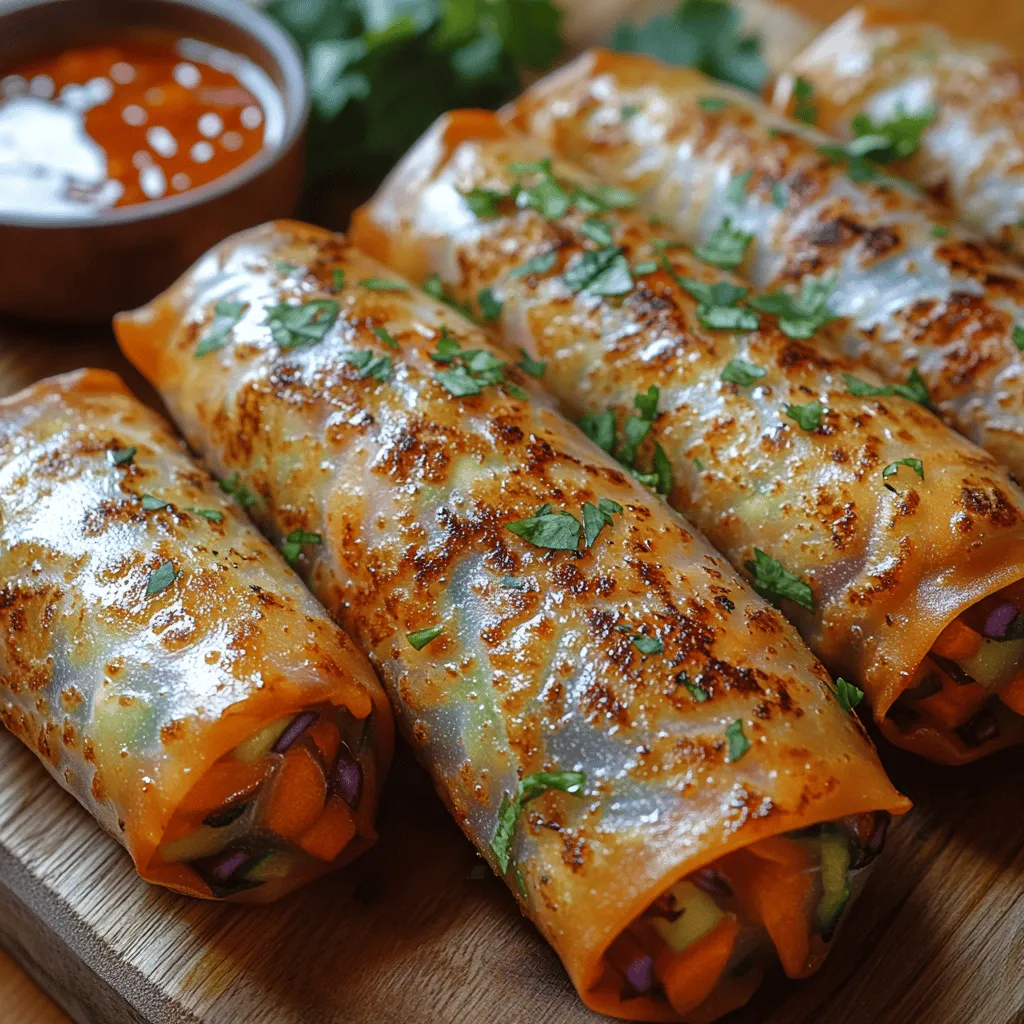 Thai cuisine is celebrated for its vibrant flavors and fresh ingredients, making it a favorite among food enthusiasts around the world. One iconic dish that embodies these characteristics is the crispy Thai veggie spring roll. This delightful appetizer is not only visually appealing but also a treat for the taste buds. With their golden, crunchy exterior and a flavorful filling, these spring rolls perfectly encapsulate the essence of Thai cooking.