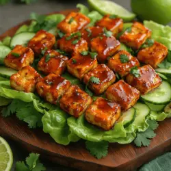 Tofu has long been celebrated as a fantastic plant-based protein source, making it a favorite among vegetarians and vegans. Made from soybeans, tofu is not only rich in protein but also contains essential amino acids and a variety of nutrients that contribute to a balanced diet. One of the most appealing aspects of tofu is its remarkable adaptability in cooking. It readily absorbs flavors from marinades and sauces, allowing it to shine in a multitude of dishes, from stir-fries to salads, and, of course, lettuce wraps.