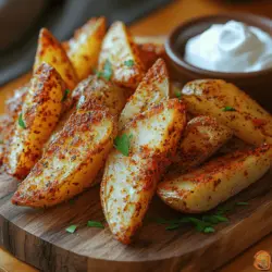 Cajun cuisine is a vibrant tapestry of flavors and traditions that hails from the heart of Louisiana. Known for its bold spices and hearty ingredients, Cajun cooking embodies the spirit of Southern comfort food. Among its many delights, one dish that stands out is the Crispy Cajun Potato Wedges. This dish serves as a versatile snack or a mouthwatering side that pairs beautifully with a variety of main courses. With their crispy exterior and tender interior, these potato wedges are not only satisfying but also a feast for the senses, thanks to their rich seasoning.