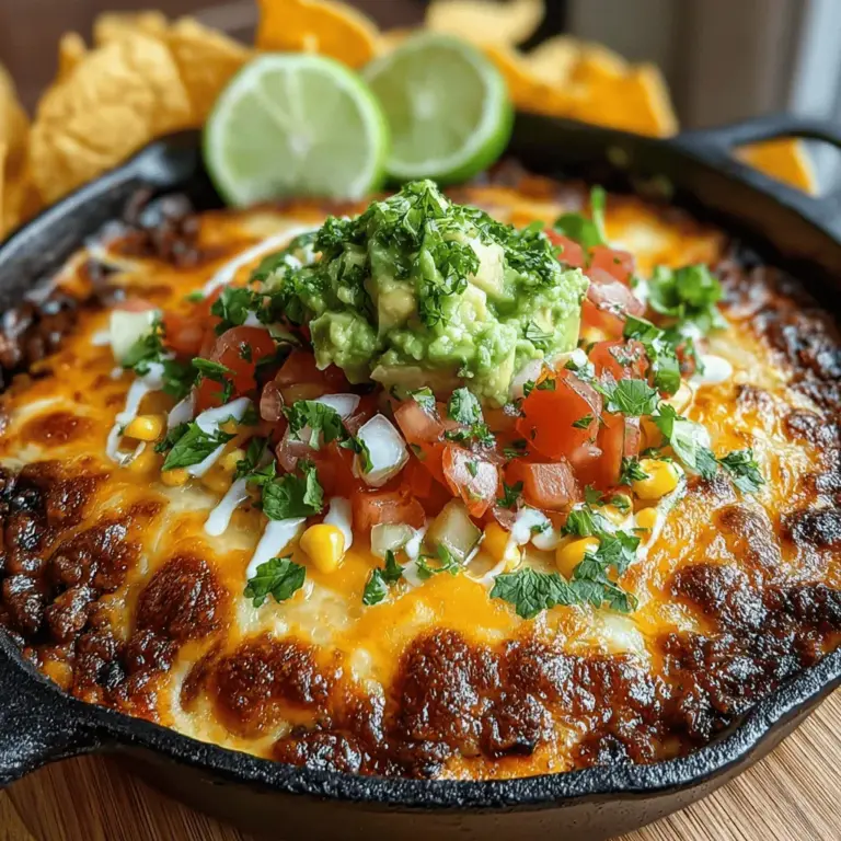 A successful Cheesy Black Bean & Avocado Queso Skillet starts with quality ingredients. Let’s explore the essential components that make this dish not only tasty but also nutritious.
