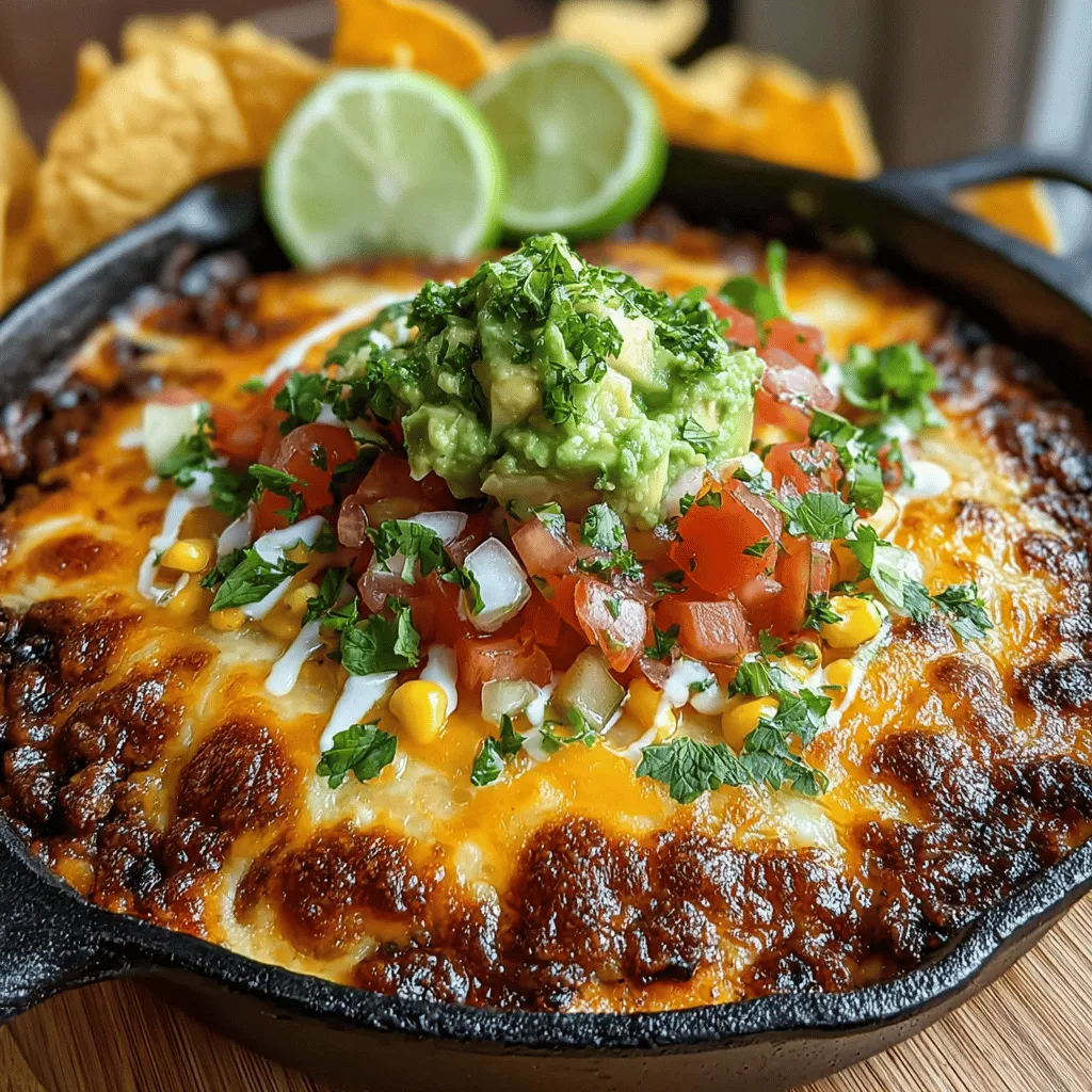 A successful Cheesy Black Bean & Avocado Queso Skillet starts with quality ingredients. Let’s explore the essential components that make this dish not only tasty but also nutritious.