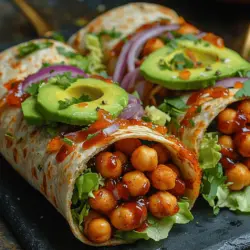 In the realm of quick and healthy meals, Crunchy BBQ Chickpea Wraps stand out as a delicious option that combines nutrition with flavor. These wraps are not only a feast for the taste buds but also a powerhouse of nutrition, making them an ideal choice for anyone seeking a satisfying meal that doesn't compromise on health. Packed with protein-rich chickpeas and bursting with savory BBQ goodness, these wraps cater to a wide array of dietary preferences, including vegetarian and vegan diets.