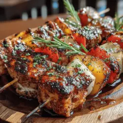 As the warm sun shines and the days grow longer, outdoor gatherings and summer barbecues become a cherished tradition. There's something inherently joyful about firing up the grill, inviting friends and family over, and sharing delicious food that brings everyone together. When it comes to summer grilling, the combinations of flavors, colors, and textures take center stage, and one dish that perfectly embodies this spirit is Grilled Chicken and Peach Skewers. This recipe promises a delightful union of savory and sweet, making it a standout choice for any summer feast.
