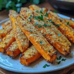 In recent years, the trend toward healthier snacking has gained tremendous momentum. As more individuals seek to balance taste with nutrition, traditional snack options are being reimagined to cater to this demand. Among these innovative alternatives, Crunchy Parmesan Carrot Fries stand out as a flavorful and nutritious choice that satisfies cravings without the guilt associated with conventional fries. This recipe offers a delightful twist on a beloved comfort food, providing a crispy texture and robust flavor that appeals to both children and adults alike.