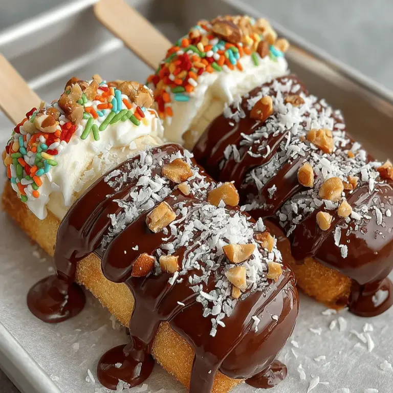 In the quest for a delicious yet healthy dessert, few combinations are as delightful as that of chocolate and bananas. Enter the Choco-Banana Delights—a whimsical treat that marries the natural sweetness of ripe bananas with the rich, indulgent flavor of chocolate. This recipe isn't just for the health-conscious; it’s a hit with families, kids, and dessert lovers of all ages. With just a few simple ingredients and minimal preparation time, Choco-Banana Delights are ideal for busy parents looking to whip up a quick snack or dessert that is both satisfying and nutritious.
