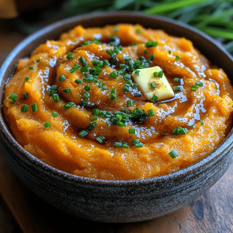 When it comes to comfort food, few dishes evoke warmth and satisfaction quite like mashed sweet potatoes. Our Velvet Sweet Potato Dream Mash takes this classic dish to new heights with its dreamy texture and rich flavors. This recipe is not just a side; it's a culinary experience that can elevate any meal. Whether you're preparing a family dinner, a festive holiday feast, or simply indulging in a cozy night in, this mash is sure to impress.