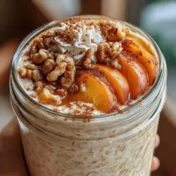 In today's fast-paced world, finding a nutritious and convenient breakfast option can feel like a daunting task. Enter overnight oats: a simple, no-cook breakfast that allows you to prepare your morning meal the night before. This versatile dish offers a base for endless flavor combinations and is packed with nutrients to fuel your day. One delightful variation that captures the essence of summer is the Easy Peach Pie Overnight Oats. This recipe combines the wholesome goodness of oats with the sweet, juicy flavor of fresh peaches, creating a deliciously satisfying breakfast that will leave you looking forward to the morning.