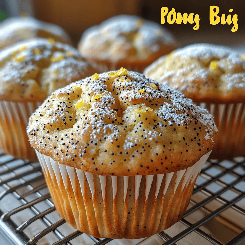 Zesty Lemon Poppy Seed Bliss Muffins are not just any ordinary muffins; they are a vibrant and refreshing treat that can elevate any meal or occasion. With their bright citrus flavor and delightful crunch from the poppy seeds, these muffins have become a favorite among baking enthusiasts and casual cooks alike. The popularity of lemon-flavored baked goods stems from their ability to invigorate the palate, making them perfect for breakfast, brunch, or even a mid-afternoon snack with tea. The light, airy texture and the sunny flavor profile of these muffins can truly uplift anyone's mood, making them a go-to recipe for gatherings, celebrations, or simply a day when you need a little pick-me-up.