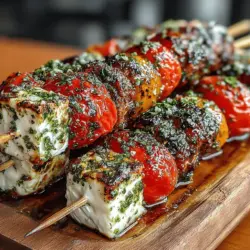 If you're searching for a vibrant, flavorful appetizer that can elevate any gathering, picnic, or even serve as a light meal, look no further than Herbed Tomato Feta Skewers. This delightful dish not only captures the essence of Mediterranean cuisine but also showcases the beauty and freshness of its ingredients. With their colorful presentation and delicious taste, these skewers are sure to impress both your guests and your taste buds.