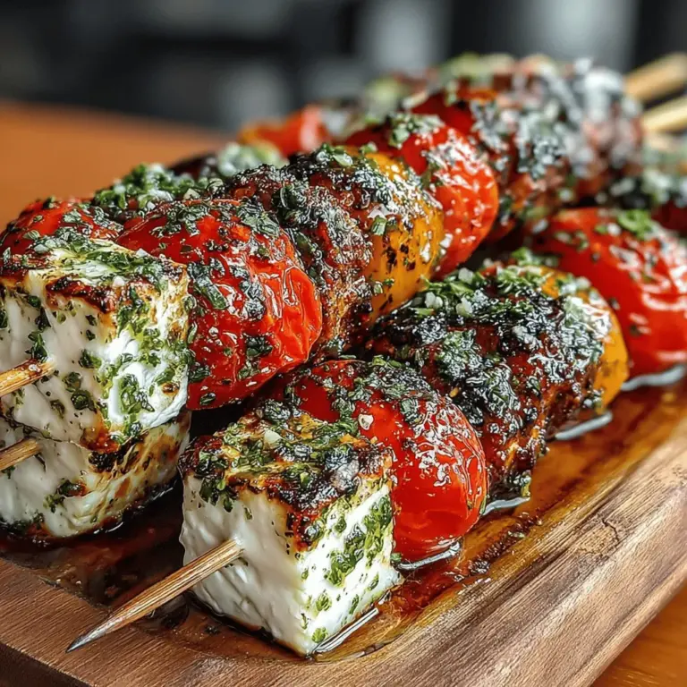If you're searching for a vibrant, flavorful appetizer that can elevate any gathering, picnic, or even serve as a light meal, look no further than Herbed Tomato Feta Skewers. This delightful dish not only captures the essence of Mediterranean cuisine but also showcases the beauty and freshness of its ingredients. With their colorful presentation and delicious taste, these skewers are sure to impress both your guests and your taste buds.