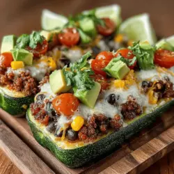 In the world of healthy cooking, finding meals that are both nutritious and satisfying can be a challenge. Enter the Zesty Zucchini Taco Boats—a delightful and innovative recipe that perfectly balances health and flavor. This dish not only leverages the versatility of zucchini, a powerhouse ingredient, but also plays on the beloved concept of tacos, making it an enticing option for families seeking a quick and wholesome weeknight dinner.