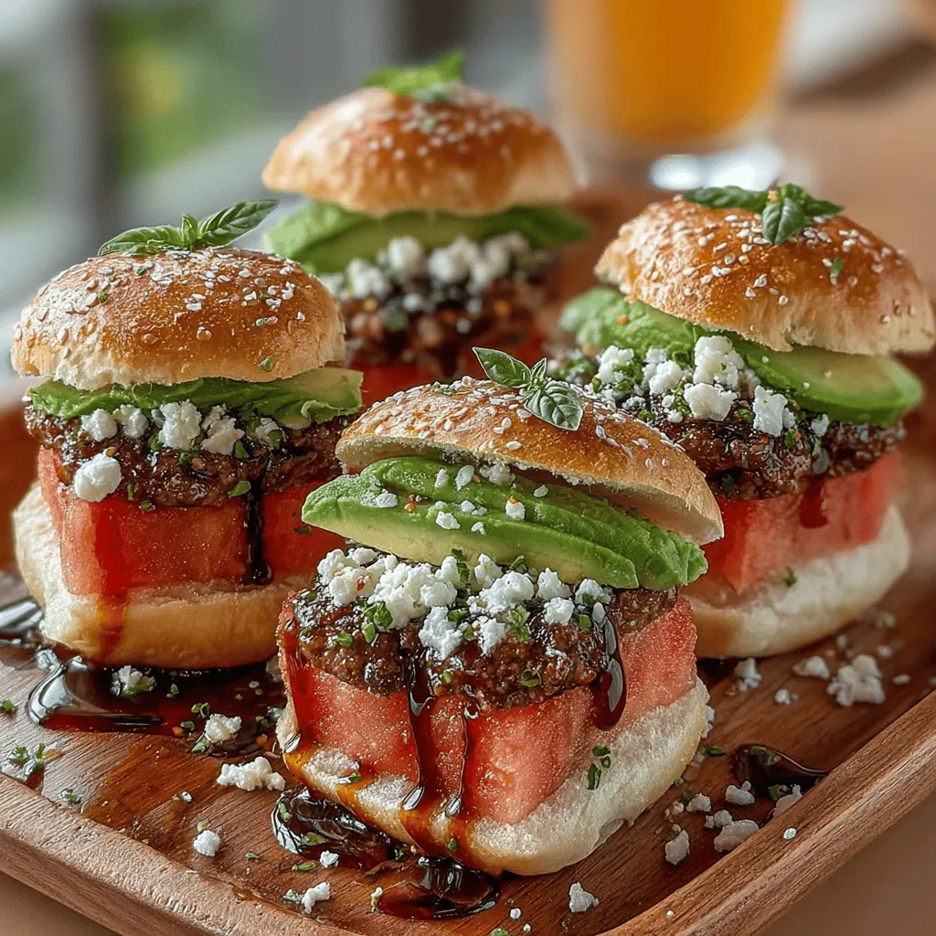 As summer approaches, many of us find ourselves searching for unique and healthy recipes that not only tantalize our taste buds but also keep us cool in the heat. The culinary world has seen a surge in creative dishes that blend flavors and textures in unexpected ways, and one recipe that stands out is the Spicy Watermelon Sliders. This innovative dish combines the juiciness of watermelon with a medley of creamy and spicy ingredients, creating a visually stunning and delicious appetizer that is perfect for summer gatherings.