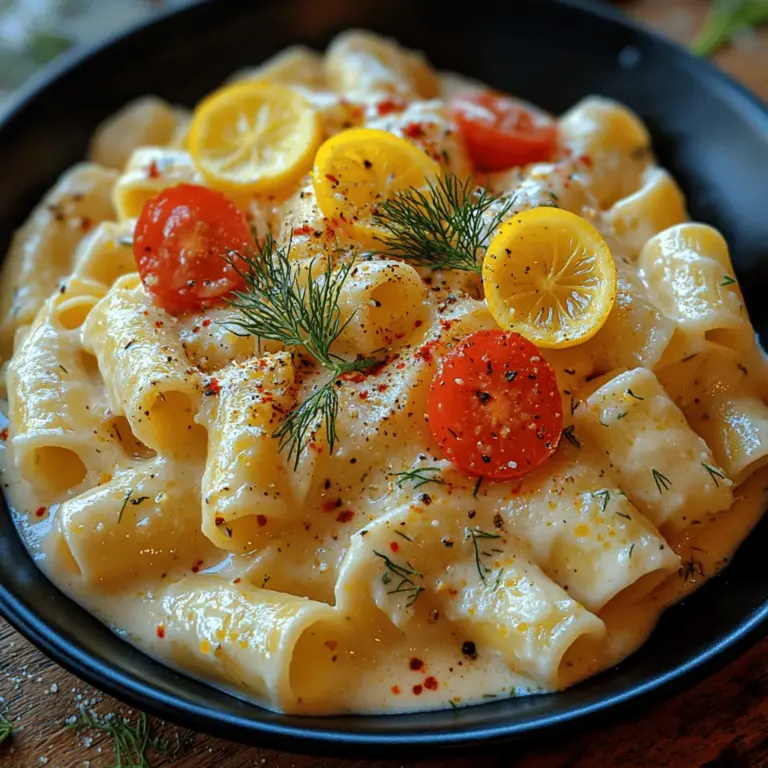 When it comes to comfort food, pasta dishes often reign supreme, offering a satisfying blend of flavors and textures that can elevate any meal. One such dish that stands out for its refreshing twist is Zesty Creamy Lemon Dill Pasta. This delightful recipe combines the creamy richness of a traditional pasta sauce with the bright, zesty notes of lemon and the aromatic freshness of dill. It's a perfect representation of how simple ingredients can come together to create an extraordinary dining experience.