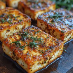 In recent years, plant-based eating has transcended dietary trends to become a mainstream lifestyle choice embraced by health-conscious individuals and environmentally aware consumers alike. As more people recognize the health benefits and sustainability of plant-based diets, ingredients like tofu have gained significant traction. Tofu, often regarded as a culinary chameleon, is celebrated for its unique ability to absorb flavors and adapt to various cooking styles, making it an excellent choice for a wide range of dishes. Among the many ways to prepare tofu, Savory Herb-Crusted Tofu Steaks stand out as a flavorful and satisfying option that caters to both vegans and non-vegans alike. This dish not only serves as a delightful centerpiece for any meal but also showcases the versatility of tofu, proving that plant-based eating can be both delicious and nourishing.