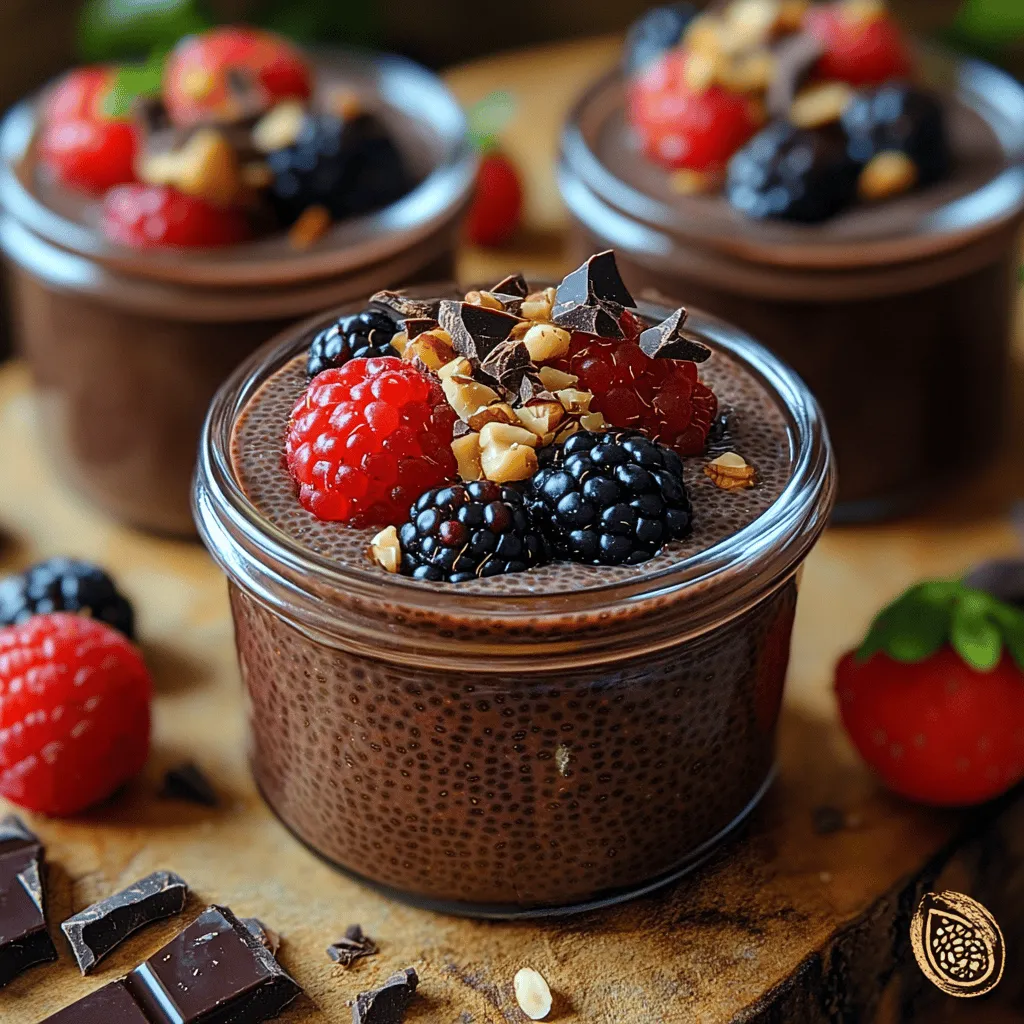 Thoroughly Combine Ingredients The first step in crafting your Decadent Chocolate Chia Delight is to ensure that all your ingredients are well-mixed. This is crucial for achieving a smooth and creamy texture. Start by whisking your cocoa powder, sweetener, and any extracts (like vanilla) together in a mixing bowl. Using a whisk helps to break up any clumps in the cocoa and ensures that the sweetener is evenly distributed throughout the mixture. If you prefer, you can also use a blender for a more uniform mixture, particularly if you're preparing a larger batch.
