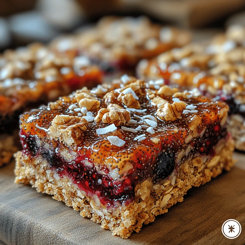 In the realm of dessert recipes, Berry Burst Chia Jam Bars have been gaining immense popularity, especially among health-conscious individuals seeking a sweet treat that doesn’t compromise on nutrition. These bars serve as a delightful fusion of flavors and textures, combining the natural sweetness of berries with the satisfying crunch of oats. Whether you’re looking for a nutritious snack for your kids, an on-the-go breakfast option, or a guilt-free dessert, these Berry Burst Chia Jam Bars have you covered.