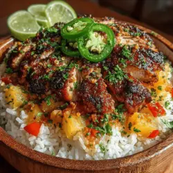 Grilled Chicken Pineapple Rice Bowls offer a delightful culinary experience that brings together a medley of flavors, textures, and nutrients. This dish has gained immense popularity not only for its vibrant presentation but also for its delectable combination of sweet, savory, and tangy elements. The juicy grilled chicken pairs perfectly with the tropical sweetness of pineapple, creating a balanced meal that tantalizes the taste buds. As health-conscious eating continues to trend, rice bowls have emerged as versatile and customizable options that allow for endless creativity while maintaining nutritional integrity.