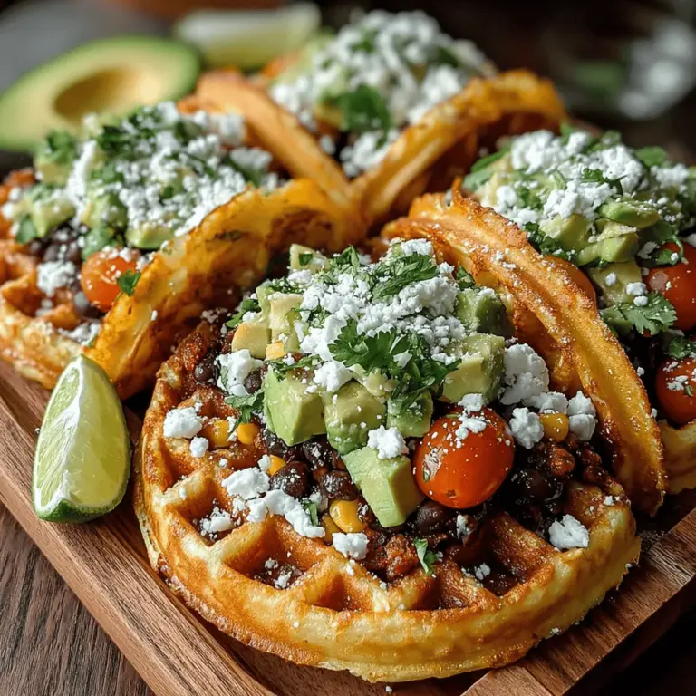To truly appreciate the Crispy Sweet Corn & Herb Waffle Tacos, it’s essential to understand the key components that make up this dish. The recipe revolves around two main elements: the waffle taco shells and the filling.