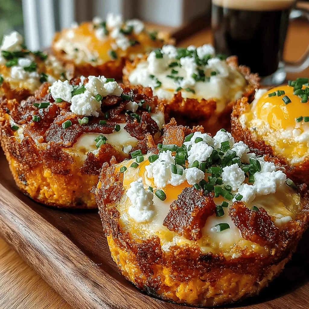 In the realm of breakfast recipes, few dishes combine convenience, nutrition, and flavor quite like Savory Sweet Potato, Bacon & Egg Muffin Cups. This delightful dish offers a symphony of tastes and textures that tantalize the palate, making it an ideal choice for busy mornings, leisurely brunches, or even satisfying snacks throughout the day. With the natural sweetness of sweet potatoes, the savory crunch of bacon, and the creamy richness of eggs, these muffin cups provide a well-rounded meal that is both hearty and wholesome.