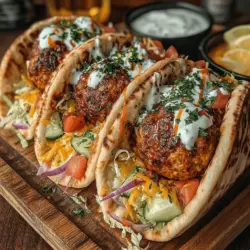 When it comes to weeknight dinners, few dishes can match the appeal of Spicy Sriracha Turkey Meatball Pitas. This vibrant meal brings together the bold, zesty flavors of spicy turkey meatballs, the crisp freshness of vegetables, and the creamy tang of a yogurt-based sauce, all wrapped in a warm pita. Not only is this dish a delight for the taste buds, but it also offers a healthier alternative to traditional meatball recipes, making it a perfect choice for health-conscious diners and flavor enthusiasts alike.