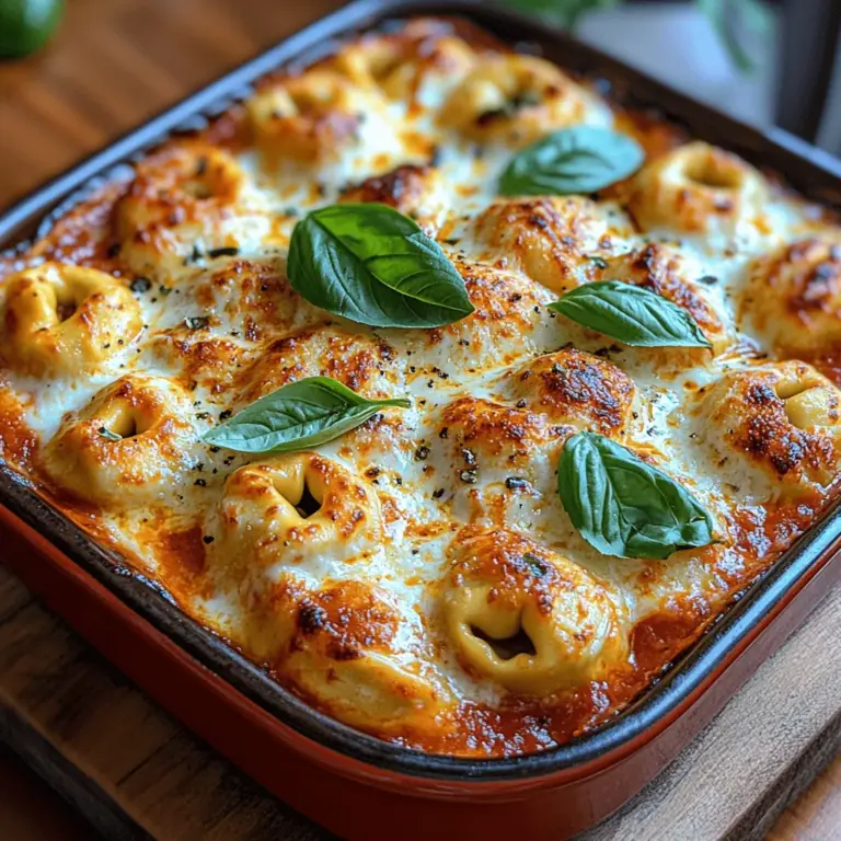 When it comes to satisfying meals that bring the family together, few dishes can rival the Cheesy Tomato Tortellini Bake. This delightful recipe combines the comforting flavors of creamy marinara sauce, rich cheeses, and tender tortellini, resulting in a dish that not only warms the heart but also pleases the palate. Easy to prepare and endlessly versatile, this bake is perfect for everything from casual weeknight dinners to festive gatherings.