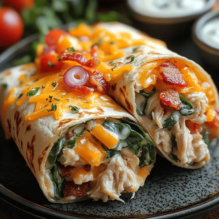 To truly appreciate the Savory Chicken Bacon Ranch Wraps, it’s essential to understand the key ingredients that contribute to its delectable flavor and nutritional value. This wrap is more than just a convenient meal; it’s a harmonious blend of wholesome and flavorful components.