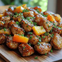 Transport your taste buds to a sunny paradise with Sweet Pineapple Chicken Bites, a dish inspired by tropical flavors that celebrate the vibrant essence of summer. This recipe embodies a delightful fusion of sweet, savory, and slightly spicy elements, creating an irresistible appetizer or main course that appeals to food lovers of all ages. Whether you’re hosting a casual family dinner, throwing a festive gathering, or simply craving something exotic for a weeknight meal, these chicken bites are sure to impress.