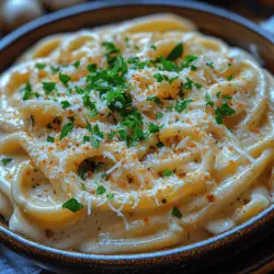 In the world of comfort food, few dishes can compete with the creamy, rich flavor of Alfredo pasta. This Creamy Roasted Garlic Alfredo Pasta recipe takes a classic favorite and elevates it with the deep, caramelized flavor of roasted garlic. Perfect for a weeknight dinner or a special occasion, this dish combines simple ingredients to create a luxurious meal that is sure to impress. The creamy sauce envelops perfectly cooked pasta, creating a harmony of flavors and textures that is both satisfying and indulgent. In this article, we will explore the essence of this delightful recipe, breaking down each step to ensure you achieve culinary success in your kitchen.
