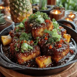 In the world of plant-based cuisine, the Tropical Bliss Pineapple Glazed Tofu stands out as a vibrant and flavorful dish that tantalizes the taste buds while promoting a healthy lifestyle. This delightful recipe combines the subtle, savory notes of tofu with the sweet and tangy essence of pineapple, creating a harmonious blend that is both satisfying and nutritious. Whether you’re a long-time vegan, a vegetarian, or simply exploring healthier meal options, this dish is designed to impress at any gathering, from casual weeknight dinners to festive celebrations.