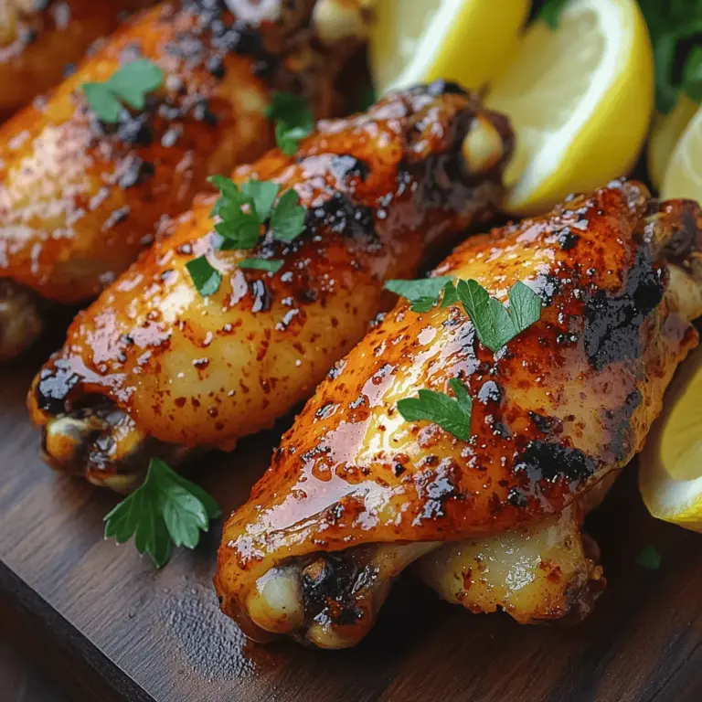 If you're looking for a mouthwatering appetizer or a perfect game-day snack, look no further than smoked paprika garlic wings. This recipe elevates the classic chicken wing with the deep, smoky flavor of paprika combined with the robust taste of garlic. Whether you're hosting a gathering or just indulging in a cozy evening at home, these wings promise to delight your taste buds and impress your guests.
