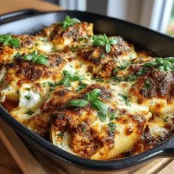 When it comes to comfort food, few dishes can rival the heartwarming appeal of a baked pasta casserole. Among the most delightful expressions of this genre is the Baked Chicken Parmesan Stuffed Shells Delight. This recipe combines the beloved flavors of traditional Chicken Parmesan with the fun and filling nature of stuffed pasta shells, creating a dish that is sure to please both family and guests alike. Whether you are preparing a weeknight dinner or planning a gathering, these stuffed shells offer a versatile and satisfying meal option that can easily be adapted to suit various tastes.